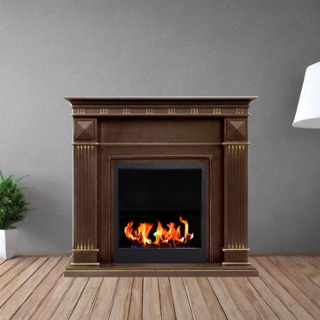 Биокамин в портале "Русский огонь" Эдвард с декоративным стеклом (стемалитом) по цене 85 000 руб.