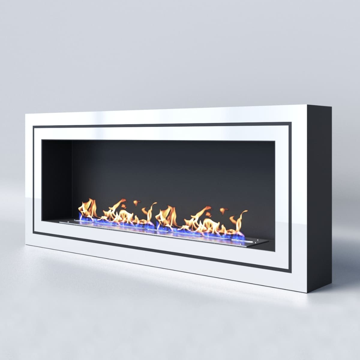 Биокамин "Русский огонь" Стенли 1200N настенный с защитным и декоративным стеклом по цене 51 100 руб.