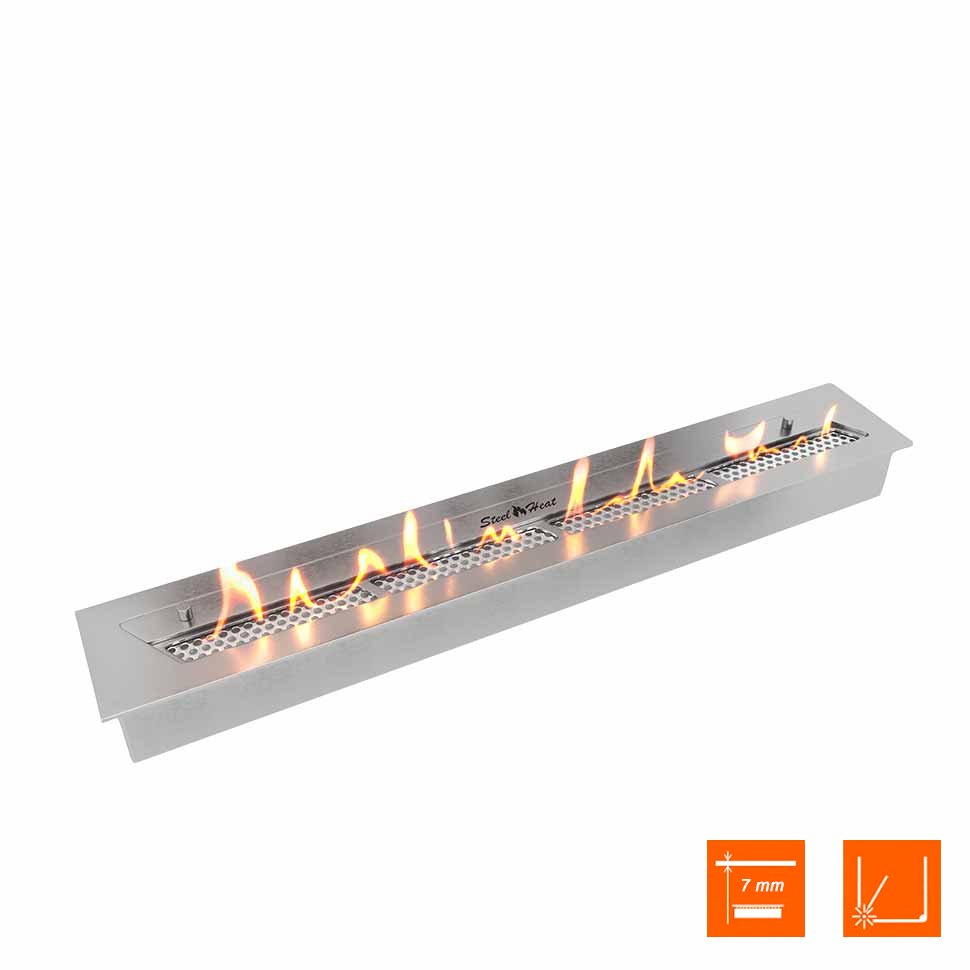 Биокамин SteelHeat WALL FRAME ONE 1000 черный, стемалит по цене 55 650 руб.