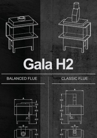 
Газовая топка Vero Design GA 1 H2