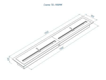 Топливный блок GOOD FIRE 1100 МУ по цене 56 170 руб.