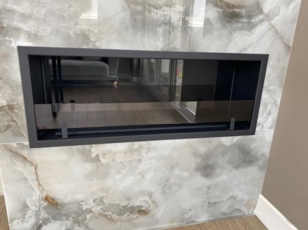 Биокамин "Русский огонь" Гефест 1260 встраиваемый с защитным стеклом по цене 40 850 руб.