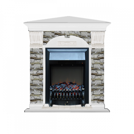 Арочный Алтай угловой (белый)+Fobos Black