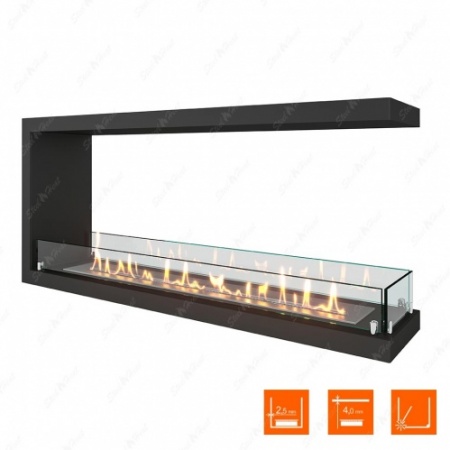 Биокамин торцевой SteelHeat Leader 1100 по цене 40 530 руб.