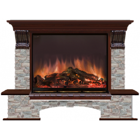 Бостон Грот цветной (красное дерево)+Arte 33